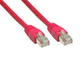 5m Cat.5-Kabel, rot, Netzwerkkabel RJ45