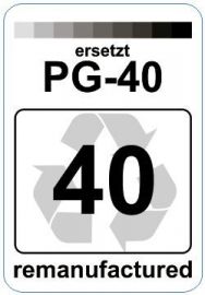 Premium Etiketten f&uuml;r Canon PG-40 - 65 st.
