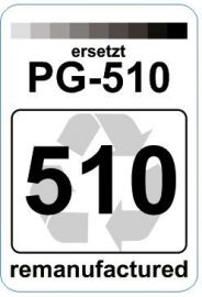 Premium Etiketten für Canon PG-510 - 65 st.
