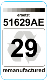 Premium Etiketten für HP 29 (51629AE) - 62 st.