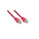 0,5m Cat.5-Kabel, rot, Netzwerkkabel RJ45