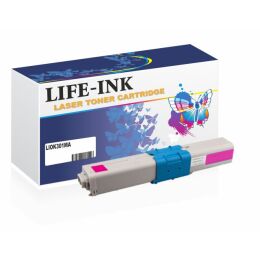 Life-Ink Tonerkartusche LIOK301MA (ersetzt 44973534) magenta