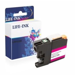 Life-Ink Druckerpatrone ersetzt LC-121M, LC-123M f&uuml;r...