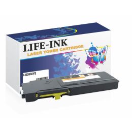 Life-Ink Tonerkartusche verwendbar f&uuml;r DELL C2660 gelb