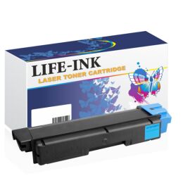 Life-Ink Toner ersetzt TK-5140C f&uuml;r Kyocera cyan