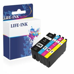 Life-Ink Druckerpatronen 4er Set ersetzt Epson 35, 35XL