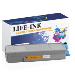 Life-Ink Toner ersetzt OKI 46507508, C612 für Oki...