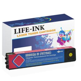 Life-Ink Druckerpatrone ersetzt HP F6T78AE, 913A magenta