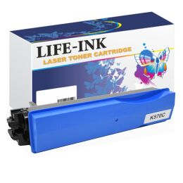 Life-Ink Toner ersetzt Kyocera TK-570C, 1T02HGCEU0 für...