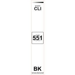 Premium Etiketten für Canon CLI-551BK - 114 st.