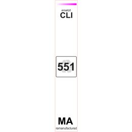 Premium Etiketten f&uuml;r Canon CLI-551M - 114 st.