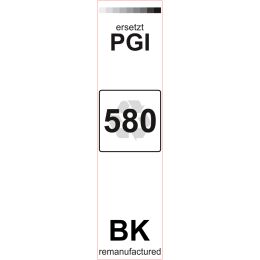 Premium Etiketten für Canon PGI-580BK - 80 st.