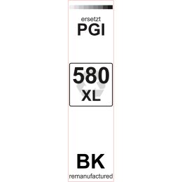 Premium Etiketten für Canon PGI-580BKXL - 80 st.