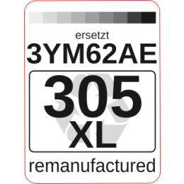Premium Etiketten für HP 305 BKXL (3YM62AE)  - 99 st.