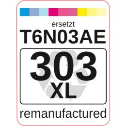 Premium Etiketten für HP 303XL C (T6N03AE) - 99 st.