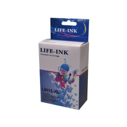 Life-Ink Druckerpatrone ersetzt C6615DE, 15 XL f&uuml;r...