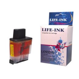 Life-Ink Druckerpatrone ersetzt LC-900Y für Brother...