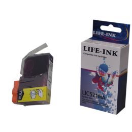 Life-Ink Druckerpatrone ersetzt CLI-521M f&uuml;r Canon...