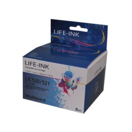 Life-Ink Multipack ersetzt PGI-520, CLI-521 für Canon...