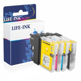 Life-Ink Multipack ersetzt LC-985 für Brother...