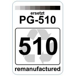 Premium Etiketten f&uuml;r Canon PG-510 - 62 st.