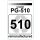 Premium Etiketten für Canon PG-510 - 62 st.