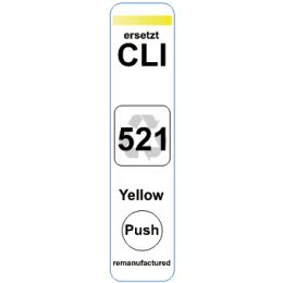 Premium Etiketten für Canon CLI-521Y - 118 st.