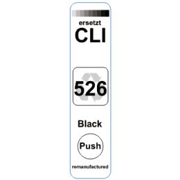 Premium Etiketten für Canon CLI-526BK - 114 st.