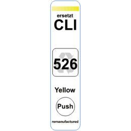 Premium Etiketten für Canon CLI-526Y - 114 st.