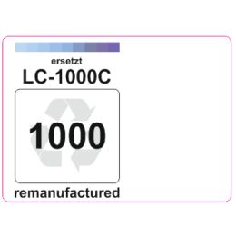 Premium Etiketten für Brother LC-1000C - 29 st.