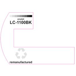 Premium Etiketten für Brother LC-1100BK - 25 st.