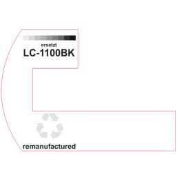 Premium Etiketten für Brother LC-1100BK - 25 st.