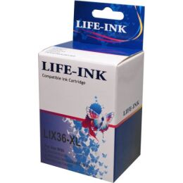 Life-Ink Druckerpatrone ersetzt 36 XL, 18C2190E für...