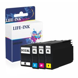 Life-Ink Multipack ersetzt HP932, HP933 XL für HP...