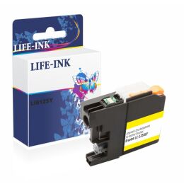 Life-Ink Druckerpatrone ersetzt LC-125Y, LC-125XLY...