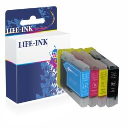 Life-Ink Multipack ersetzt LC-970, LC-1000 für...