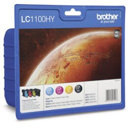 Brother Value Pack LC1100HY, LC-1100HY Multi Pack, 4...