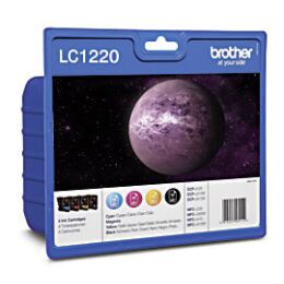 Brother Multipack  LC1220, LC-1220 4 Tintenpatronen