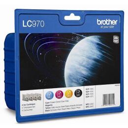 Brother Value Pack LC-970, LC970  Multi Pack, 4...